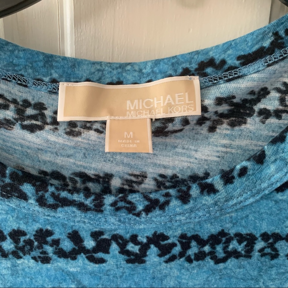 MICHAEL Michael Kors Tie Dye Stripe Top Size M - Picture 4 of 9
